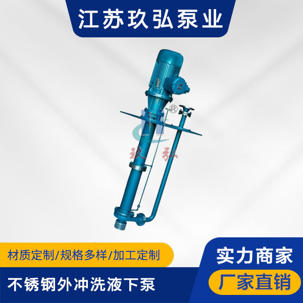 FYL不锈钢外冲洗液下泵(图1)