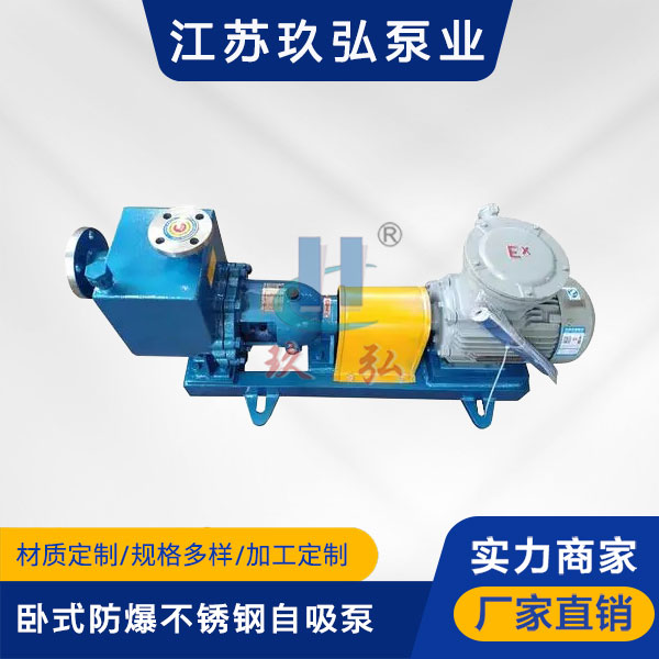 ZXB卧式防爆不锈钢自吸泵(图1)