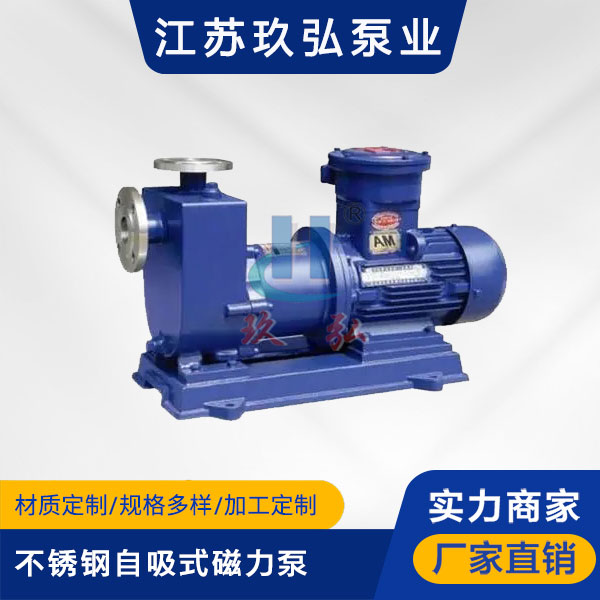 ZCQ卧式不锈钢自吸式磁力泵(图1)