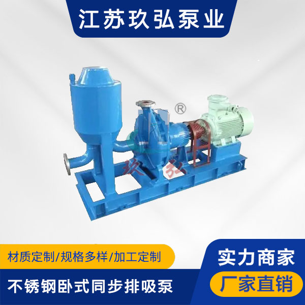 TBFB不锈钢卧式同步排吸泵(图1)