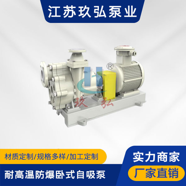 FZB耐高温防爆卧式自吸泵(图1)