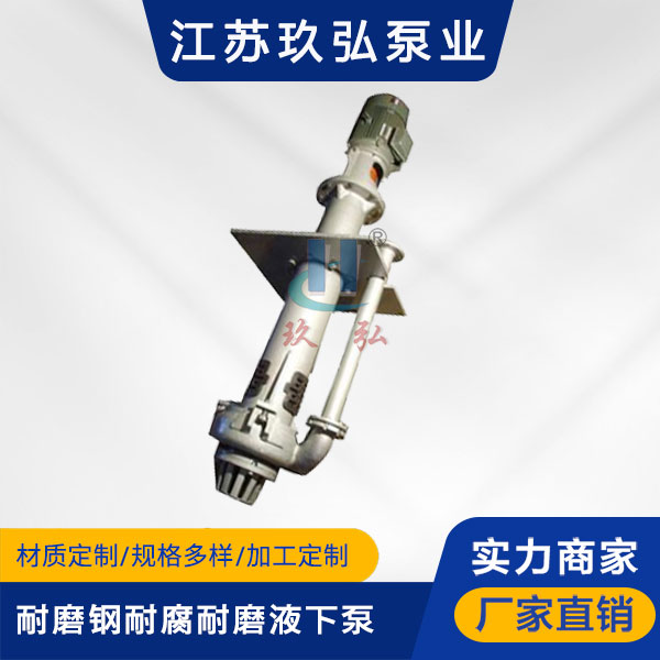 YZ型耐磨钢耐腐耐磨液下泵(图1)